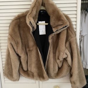 Zara Fur coat